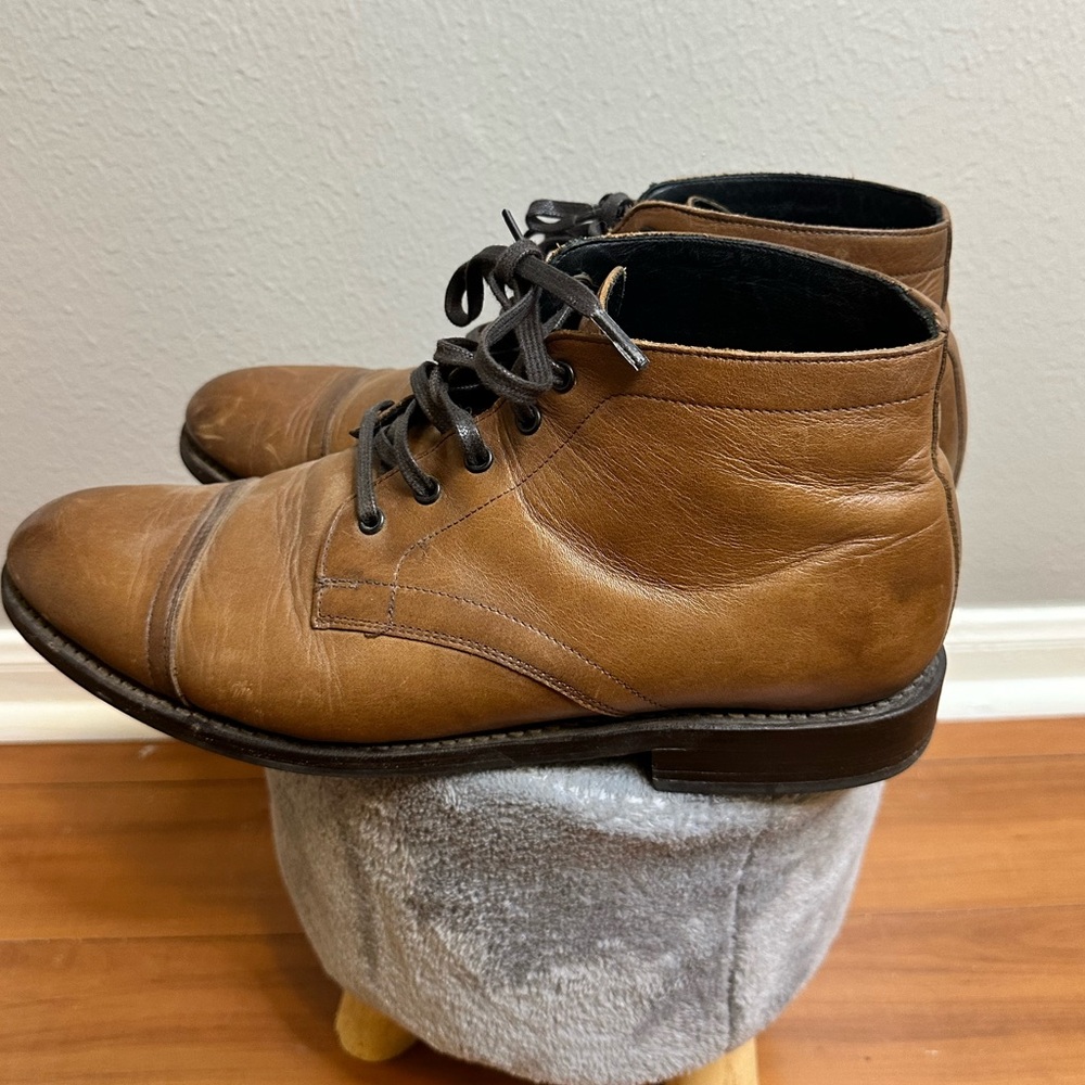 Thursday Boot Co Everyday Captain Classic Boots Mens 11.5 Brown Leather Handmade